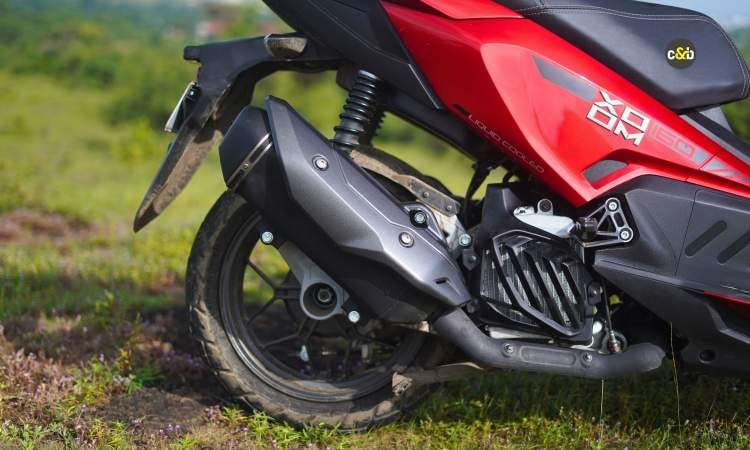 2025 Hero Xoom 160 Red Exhaust 2025 Hero Xoom 160 Red Exhaust images