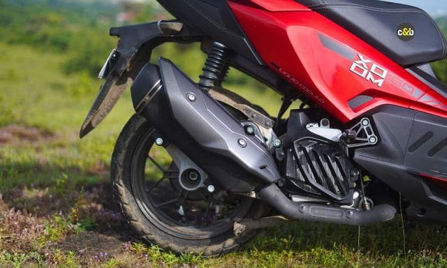 2025 Hero Xoom 160 Red Exhaust 2025 Hero Xoom 160 Red Exhaust