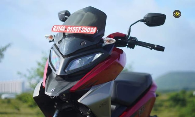 2025 Hero Xoom 160 Red Headlight 2025 Hero Xoom 160 Red Headlight