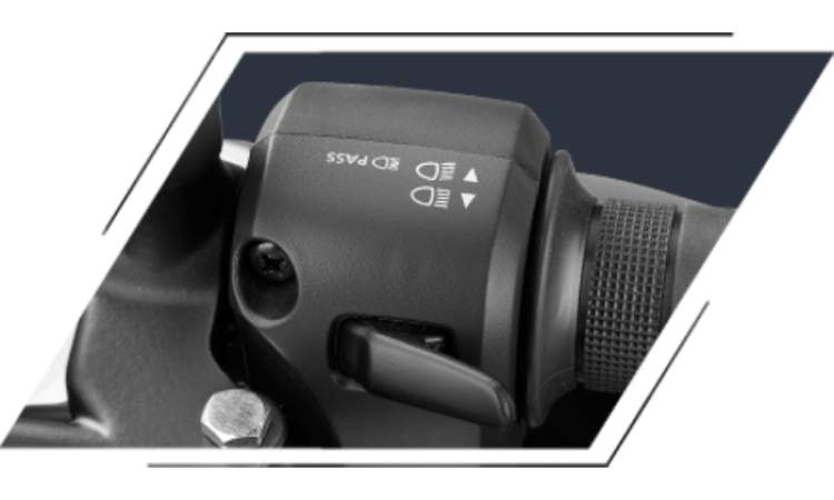 Integrated Headlamp Beam & Passing Switch Integrated Headlamp Beam & Passing Switch