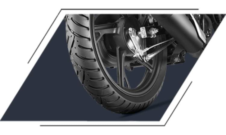 Wider Rear Tyre Wider Rear Tyre