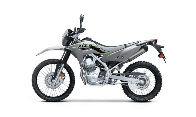 Kawasaki KLX230 Battle Grey THREE Kawasaki KLX230 Battle Grey THREE images