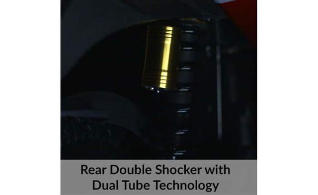 Rear Double Shocker With Dual Tube Technology