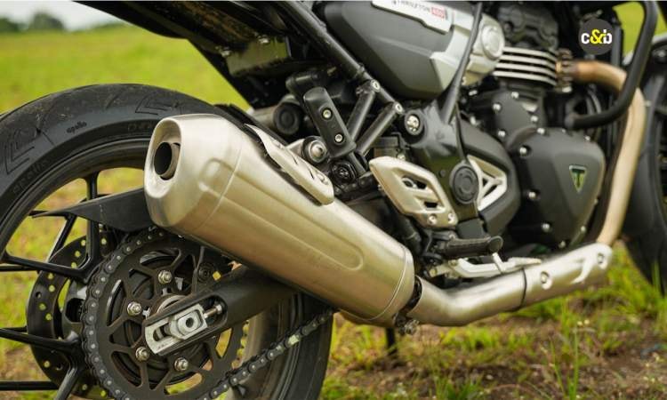 Triumph Thruxton 400 Silencer Triumph Thruxton 400 Silencer
