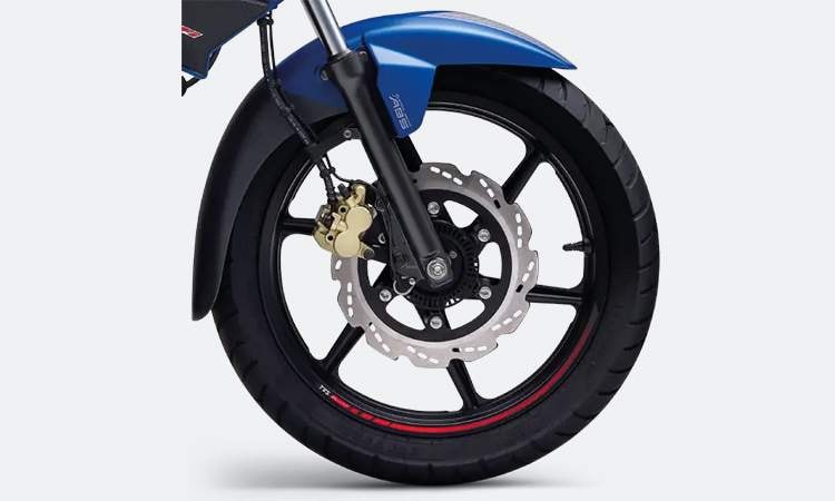 Rtr 160 Front Tyre Shot Rtr 160 Front Tyre Shot