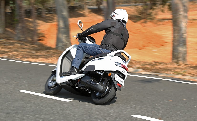 Tvs Iqube Rider Backview Tvs Iqube Rider Backview images