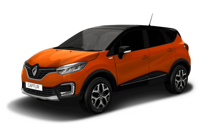 Renault Captur Cayenne Orange / Mystery Black