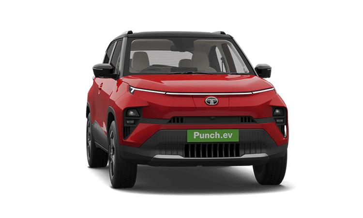 Tata Punch EV Fearless Red With Dual Tone