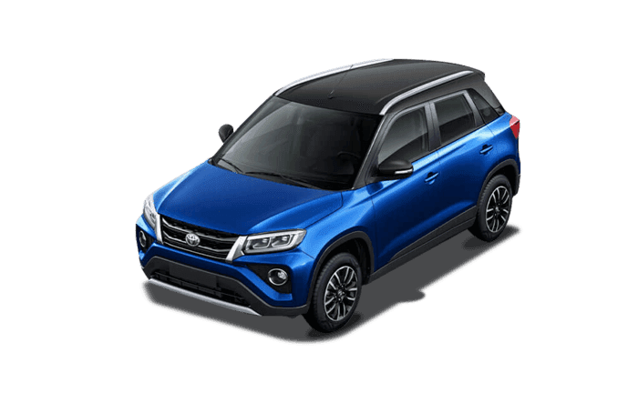 Toyota Urban Cruiser Spunky Blue With Sizzling Black Roof