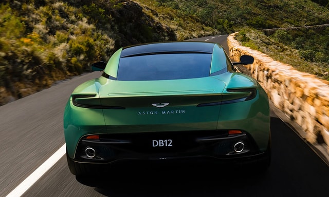 Aston Martin Db12 Rear View Aston Martin Db12 Rear View