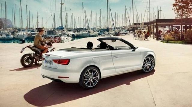 Audi A3 Cabriolet Side Rear View