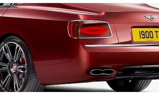 Bentley Continental Flying Rear View Bentley Continental Flying Rear View