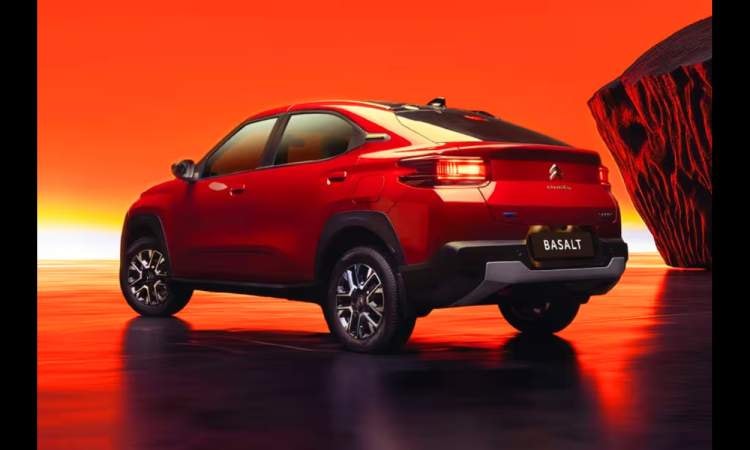 Citroen Basalt Rear Left View Citroen Basalt Rear Left View