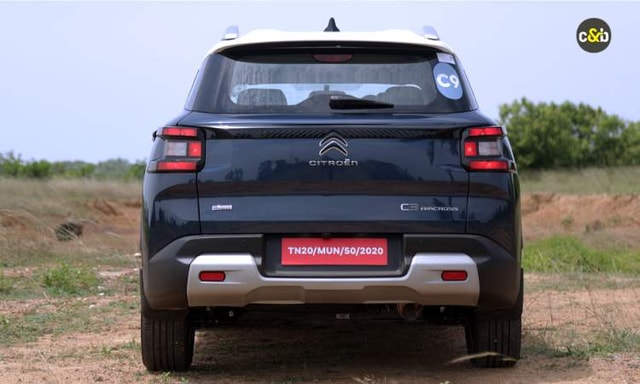 Citroen C3 Aircross Rearview Citroen C3 Aircross Rearview