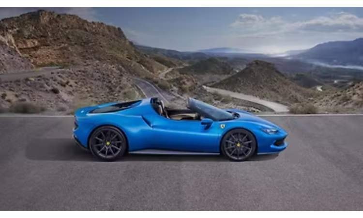 Ferrari 296 Gts Sideview Ferrari 296 Gts Sideview