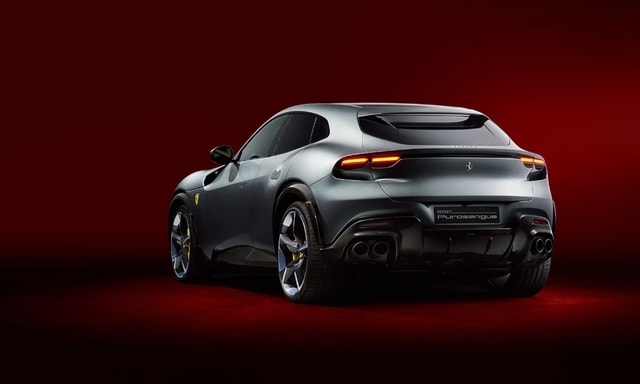 Ferrari Purosangue Suv Rearlook Ferrari Purosangue Suv Rearlook