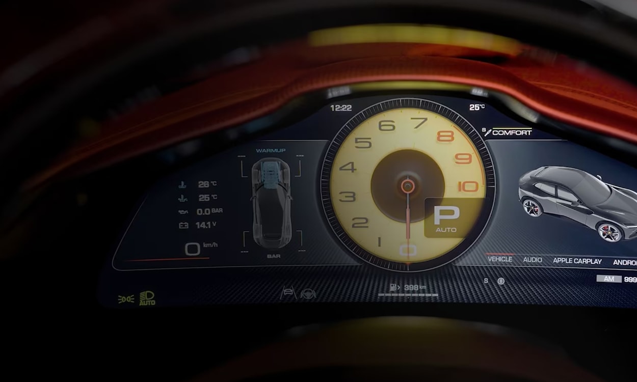 Ferrari purosangue suv speedometer Ferrari purosangue suv speedometer images