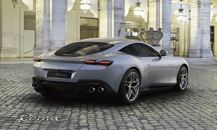 Ferrari Roma Tail Light And Door Ferrari Roma Tail Light And Door