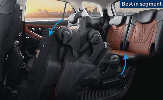 Hyundai Alcazar 2nd Row   One Touch Tip Tumble Captain  Split Seats