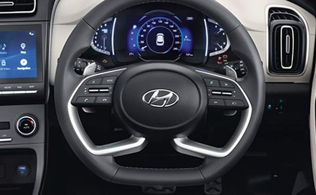 Hyundai Creta Leather Wrapped D Cut Steering Wheel