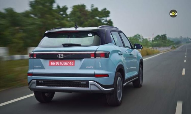 Hyundai Creta Electric Rear View Hyundai Creta Electric Rear View