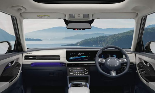 Overall Interior Layout 1st Row Dashboard Hyundai Creta EV Overall Interior Layout 1st Row Dashboard Hyundai Creta EV