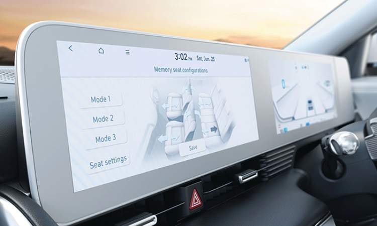 Memory seat configuration (all seats) Memory seat configuration (all seats)