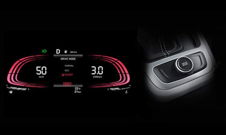 Drive mode select (Normal, Eco and Sport) Drive mode select (Normal, Eco and Sport)