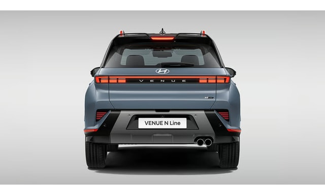 Hyundai Venue N Line Rear View Hyundai Venue N Line Rear View