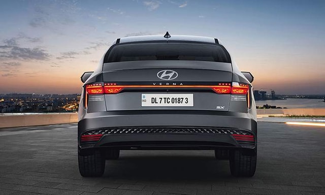 2023 Hyundai Verna Rearview 2023 Hyundai Verna Rearview