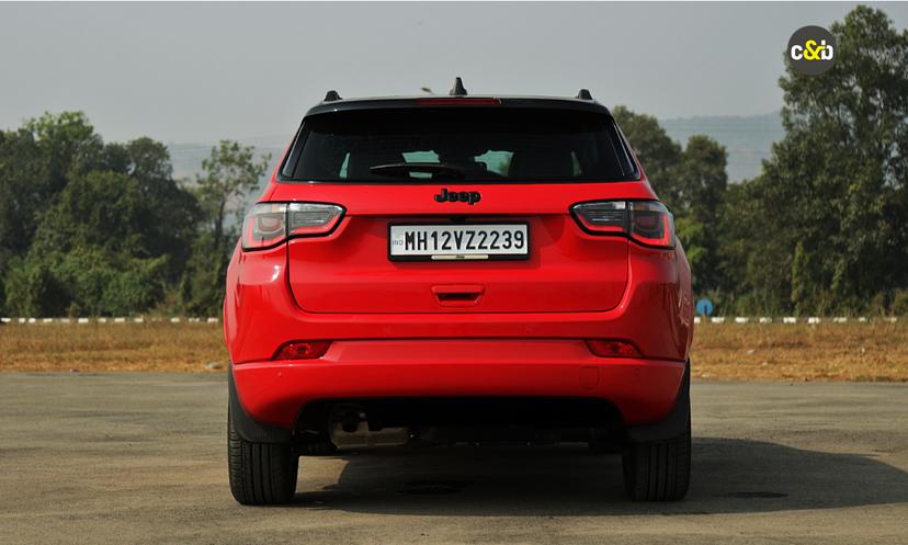 Jeep Comapss Black Shark Edition Rearview