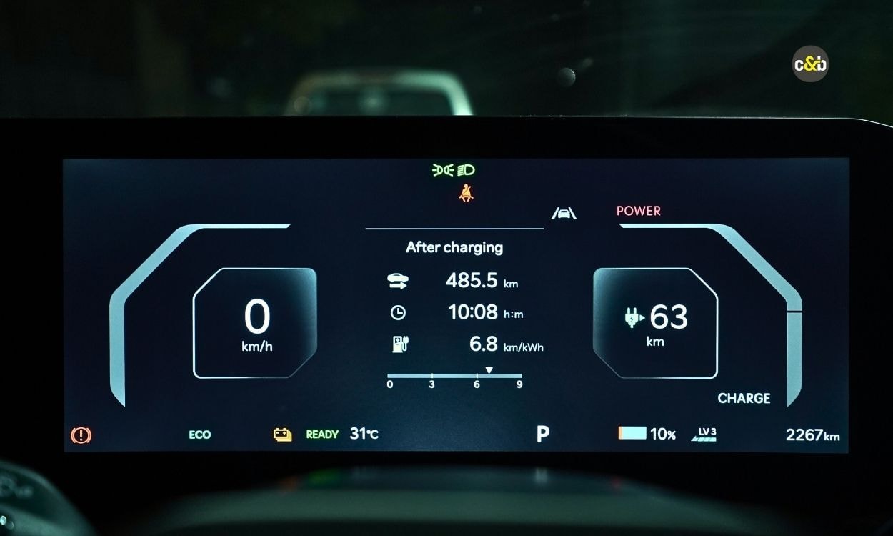 Kia Ev6 Information Cluster Kia Ev6 Information Cluster