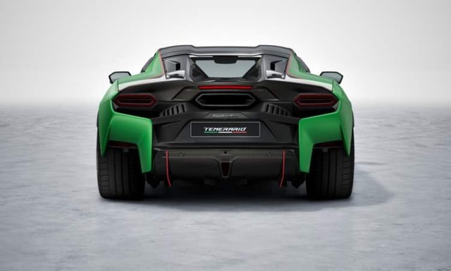 Lamborghini Temerario Rear View Lamborghini Temerario Rear View