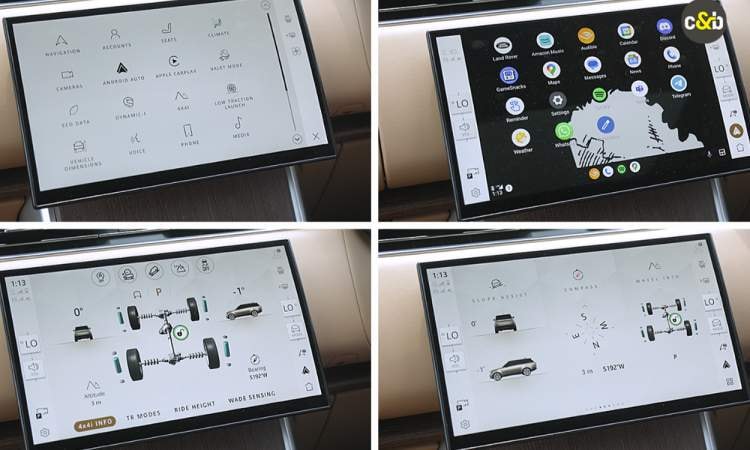 Land Rover Range Rover Information Cluster Land Rover Range Rover Information Cluster