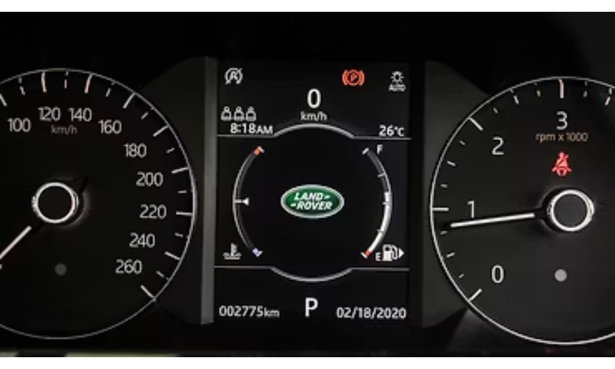 Landrover Range Rover Evoque Instrument Cluster Landrover Range Rover Evoque Instrument Cluster