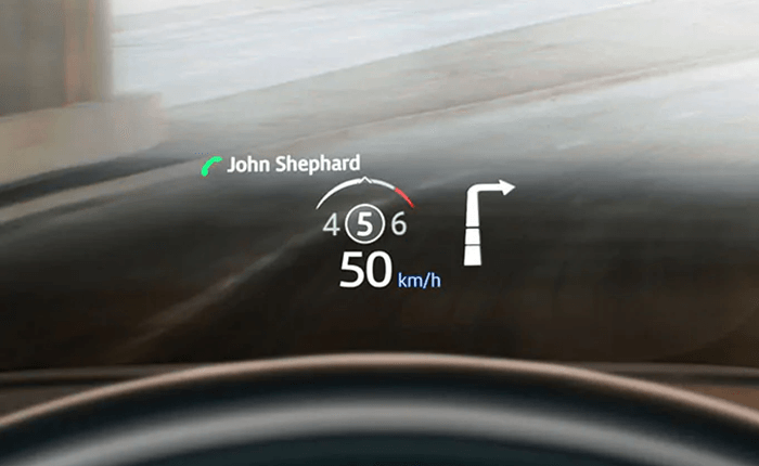 Range Rover Evoque Head Up Display Range Rover Evoque Head Up Display