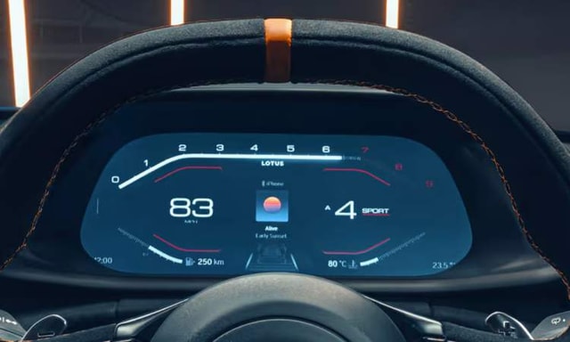 Instrument Cluster Lotus Emira Instrument Cluster Lotus Emira