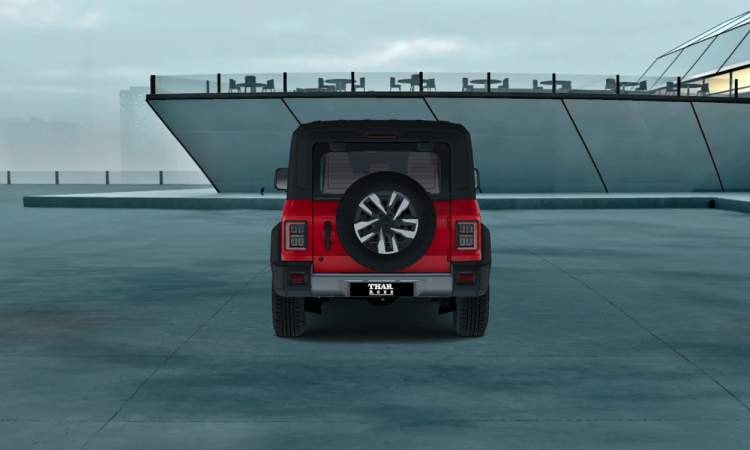 Mahindra thar roxx back view Mahindra thar roxx back view images