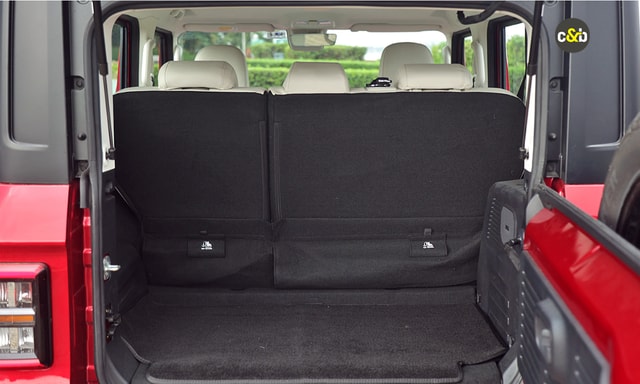 Mahindra Thar Roxx Bootspace Mahindra Thar Roxx Bootspace