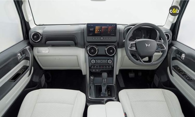 Mahindra Thar Roxx Dashboard Mahindra Thar Roxx Dashboard