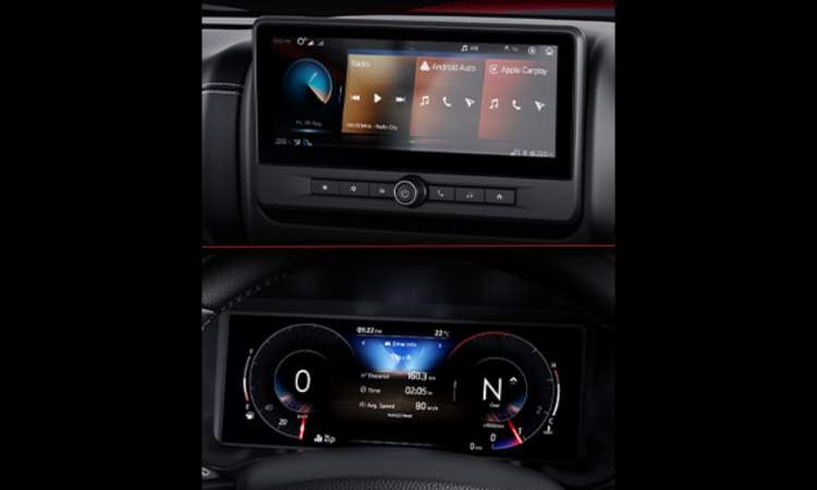 Mahindra thar roxx infotainment & Cluster Mahindra thar roxx infotainment & Cluster images