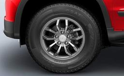 New Design Sporty Metallic Grey Spoke Alloy Wheels