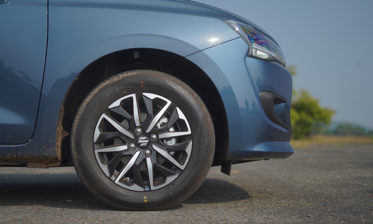 Maruti Suzuki Dzire Blue Wheel Maruti Suzuki Dzire Blue Wheel images