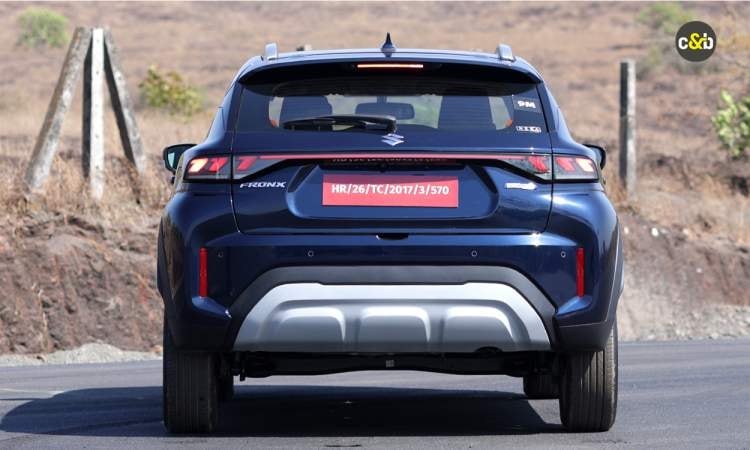 Maruti Suzuki Fronx Rearlook Maruti Suzuki Fronx Rearlook