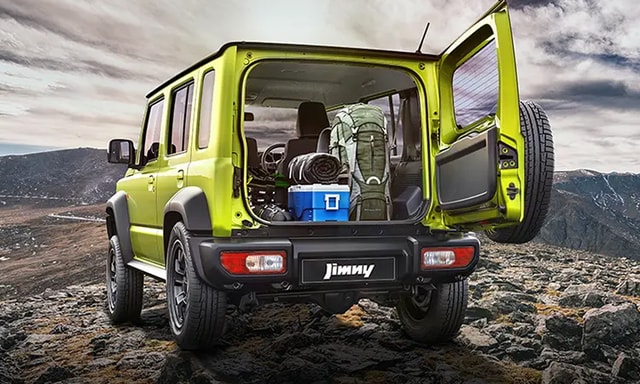 Maruti Suzuki Jimny Bootspace Maruti Suzuki Jimny Bootspace