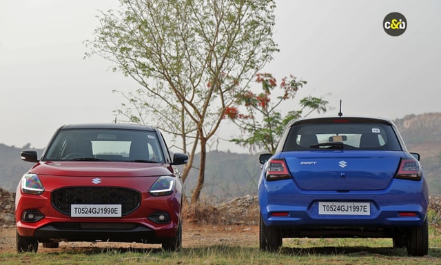 Maruti Suzuki Swift Front And Rear View Maruti Suzuki Swift Front And Rear View