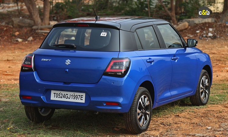 Maruti Suzuki Swift Rear Look Maruti Suzuki Swift Rear Look