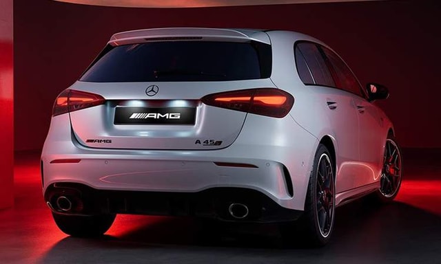 Mercedes Amg A 45 Rearview Mercedes Amg A 45 Rearview