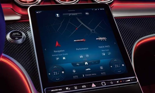 Mercedes Amg C43central Display Mercedes Amg C43central Display