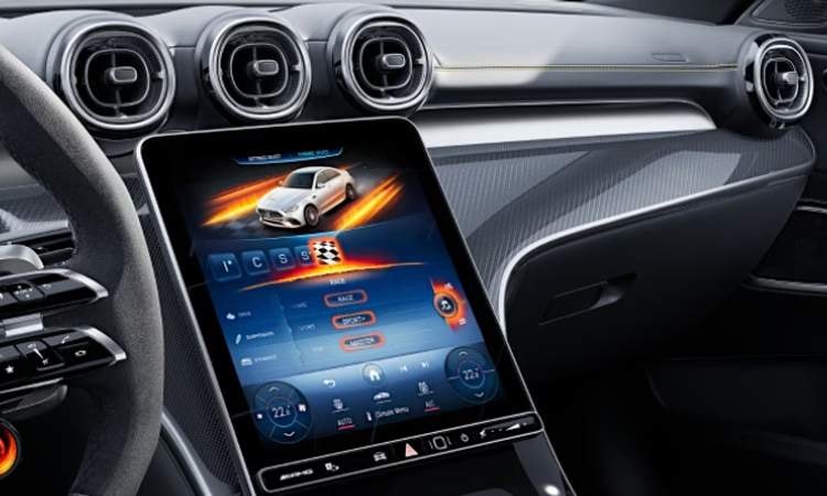 Mercedes AMG C 63 S Console Mercedes AMG C 63 S Console